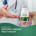 Pee Less Discovery Bladder Support Supplement for Women and Men. Cranberry Extract and D-mannose Pills, Reduce Frequency, Support Urinary Tract Health - 90 Capsules