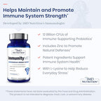 1MD Nutrition ImmunityMD - Immune Health Probiotic | Potent, Doctor-Selected Probiotic Strains with Prebiotic - Promote Overall Immune System Strength, Reduce Everyday Stress | 60 Capsules