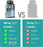 Sodium Butyrate High Dose 580 mg (30% Butyric Acid), 240 Vegan Capsules, 8 Month Supply, Sodium Supplement to Support Overal Gut Health - by Apollo's Hegemony