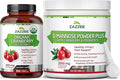 Zazzee Urinary Tract Cleanse Bundle | Fast Acting Probiotic Cranberry D Mannose Powder Plus 25:1 USDA Organic Cranberry Extract Capsules for Women | Non-GMO Vegan & ISO Lab Tested