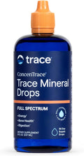 Trace Minerals ConcenTrace Trace Mineral Drops | Supports Energy, Digestion, Bone Health & Hydration, 70+ Ionic Trace Minerals w/Magnesium, Chloride & Potassium | Keto, Vegan & Non-GMO | 96 Servings