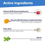 Superior Source No Shot Vitamin B-12 Cyanocobalamin 1000 mcg, B-6, Folic Acid 800 mcg - Support Brain & Heart Health - Aids Natural Energy Levels - 60 Sublingual Dissolving Tablets