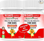 Chewable Iron Supplements for Kids (Ferronyl®/Carbonyl Iron 9 mg with Vitamin C 30 mg) Tablet in Tangerine Tango Orange Flavor Kids Supplement 90 Count (2 Bottles)