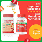 SmartyPants Organic Kids Multivitamin Gummies: Omega 3 (ALA), Vitamin D3, C, Vitamin B12, B6, A, K & Zinc for Immune Support, Biotin, Vegetarian, Three Fruit Flavors, 120 Count (30 Day Supply)