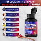 Fisetin Supplement + Vegan Omega-3 Algae Oil