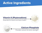 Superior Source Vitamin K 100 mcg - Bone Strength & Health Support Supplement - Vitamin K Supplement Aids Blood Health & Calcium Absorption - 30 Sublingual Dissolving Tablets