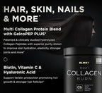 Super Collagen Powder for Women Weight Loss + Beauty w. Probiotics, Hyaluronic Acid, ACV, KSM-66, Biotin - Premium Multi Collagen Peptides Protein Supplement Colageno for Women (Unflavored)
