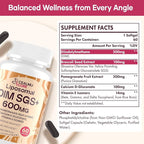 Liposomal DIM SGS Supplement - Estrogen Supplements for Women & Men Contains Sulforaphane Glucosinolate, Vitamin E, Pomegranate Fruit - Support Detox and Antioxidant (1 Pack)