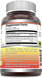 Amazing Formulas Vitamin C with Rose HIPS and Citrus Bioflavonoids | 240 Tablets Supplement | Non-GMO | Gluten Free | Made in USA