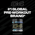 C4 Ultimate Pre Workout Powder ICY Blue Razz - Sugar Free Preworkout Energy Supplement for Men & Women - 300mg Caffeine + 3.2g Beta Alanine + 2 Patented Creatines - 20 Servings