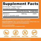 Doctor's Best Best Vitamin C 500mg, 120 Count