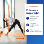 Pure Encapsulations Potassium (Aspartate) | Hypoallergenic Supplement to Support Nerves, Muscles, Blood Flow, and Cardiovascular Health | 90 Capsules