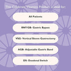 Celebrate Vitamins Balance Probiotic + Prebiotic - Post Bariatric Surgery Daily Supplement for Women & Men, 28.5 Billion CFU - Supports Digestive & Immune Health, Gluten Free (30 Capsules)