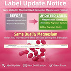 Magnesium Glycinate Gummies, Sugar Free Magnesium Supplement w/Ashwagandha, Zinc, Vegan Magnesium Glycinate Supplement for Adults - 120 Cherry Gummies