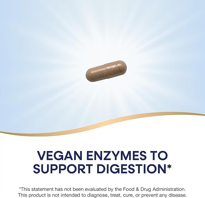 Nature's Way CompleteGest, Complete Digestive Blend, Vegan Enzymes, Supports Digestion of Fat, Carbohydrates, Proteins & Fiber*, 180 Capsules (Packaging May Vary)