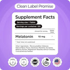 Balancebreens Melatonin 10mg Fast-Dissolve, 120 Tablets – Natural Sleep Aid for Restful Nights, Drug-Free Support for Relaxation and Tranquility