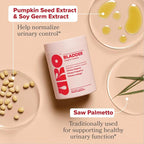 O Positiv URO Bladder Control Supplement for Urinary Urgency, Frequency, Leakage with Pumpkin Seed Extract, Soy Germ Extract, Saw Palmetto, 30 Servings (Pack of 1)