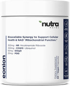 Advanced NAD+ Complex with 300mg NR + 200 mg Ubiquinol CoQ10 & 10 mg PQQ | Mitochondrial Support for Cellular Energy, Mental Clarity & Focus | Enhanced Bioavailability | 60 Capsules