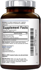 Innate Vitality Organic Milk Thistle Supplement, 300mg Extract, 80% Silymarin Flavonoids, Liver Health, Detox & Cleansing, Made in USA, Non-GMO, 120 Veggie Capsules