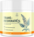 Trans-Resveratrol Powder Supplement with Red Wine Extract, Quercetin, Pterostilbene & NAD, 4.23 OZ, 30-Day Supply