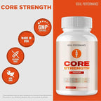 Core Strength Supplement Pills, Core Strength Capsules - All Natural Formula to Fortify Bones, Movement & Bolster Flexibility, CoreStrength Premium Health & Wellness Support Reviews (3 Pack)