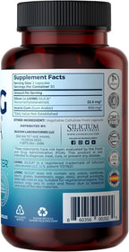 Living Silica ORGONO Mineral-Based Collagen Booster Capsules | Silica-Based | Supports Collagen & Elastin for Joint & Bone Support, Glowing Skin, Strong Hair & Nails | 60 Capsules
