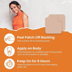 B12 Patches (Pack of 60) - 100% Natural Patch for Women and Men - Firming, Energy, Focus & Body Support - Enhanced Formula
