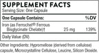 THORNE - Nutrient Essentials Duo - Iron Bisglycinate & B-Complex #12 for Energy Support and Blood Building - 60 Servings