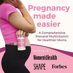 VITA-PCOS Prenatal Vitamins for Women – Multivitamins with Folic Acid, Iron, Choline & More – Essential Nutrients for Preconception, Pregnancy, and Baby’s Development – 90 Capsules, 1 Month Supply