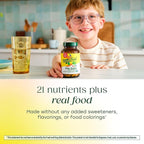 MegaFood Kids One Daily Multivitamin - Convenient Mini Multivitamin for Kids - with Zinc, Vitamins C, B & D - Vegetarian, Gluten Free, Non GMO - 60 Tablets, 60 Servings
