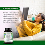 EMERALD LABS Vision Health - Premium Eye Health Supplement with Lutein, Zeaxanthin & Albion Chelated Zinc - Vegan & Gluten-Free - 60 Vegetable Capsules (30-Day Supply)