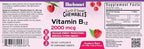 BlueBonnet Nutrition Earth Sweet Vitamin B12 2000 mcg Chewable Tablets, Soy-Free, Gluten-Free, Kosher Certified, Dairy-Free, Vegan, Raspberry Flavored, 90 Chewable Tablets, 90 Servings