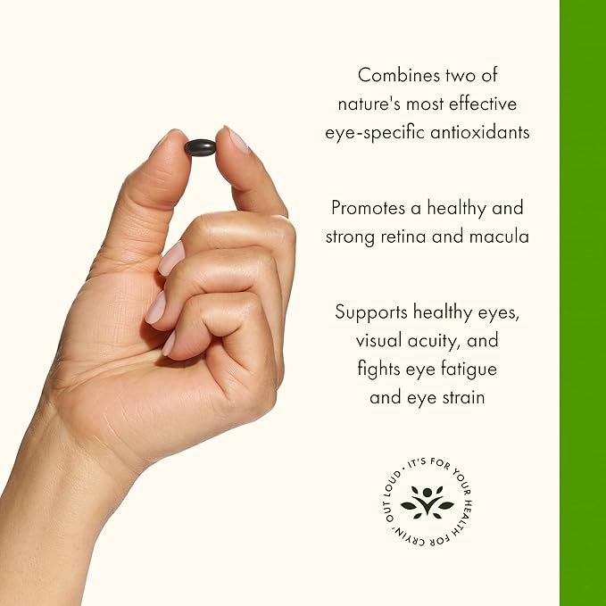 Swanson Standardized Lutein & Bilberry - Natural Supplement Promoting Eye Sight & Eye Health - Formula to Help Reduce Eye Fatigue & Strain - (120 Softgels)