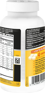 Airborne 1000mg Vitamin C + Zinc Immune Support Supplement Chewable Tablets, Citrus Flavor with Powerful Antioxidants Vitamins A C & E, 116 Chewable Tablets (2 Pack)