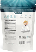 Snap Supplements Irish Sea Moss, Marine Algae Rich in Micronutrients & Antioxidants to Support Healthy Metabolism and Vitality, 60 Sugar-Free Soft Chews