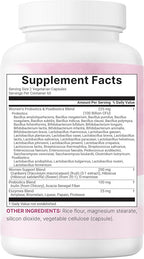 Micro Ingredients Probiotics for Women 100 Billion CFU with Prebiotics, 120 Veggie Capsules | pH Balance, Urinary Tract, Vaginal & Gut Health Support* | 40 Strains with Cranberry, D-Mannose & More