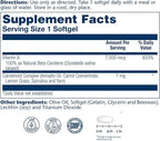 SOLARAY Food Carotene 7500mcg (25000 IU) - Beta Carotene Vitamin A Supplement - Wellness and Immune Support Supplement, Potent Eye Vitamins and Skin Food, Plant Sourced, 60-Day Guarantee, 200 Softgels