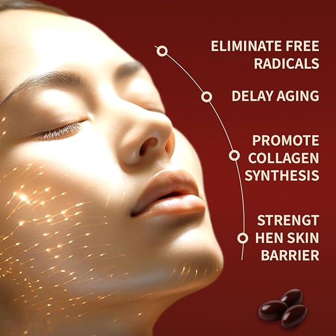 Astaxanthin 12mg, Triple Strength Skin Vitamins for Women with Antioxidant Activity,Supports Immune, Skin, Eye & Joint Health,Promote Internal Circulation,Chocolate Flavor,120 Servings