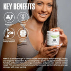 NutraBio NMN - NAD Supplement, Longevity Support, Boost NAD Levels, Increase Cellular Energy, Brain Health, Healthy Aging- 120 Servings