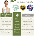 Sleep - Natural Sleep Aids for Adults with l theanine Supplement, Ashwagandha, Magnesium, Valerian Root, Melatonin - Non-Habit Forming Formula for Rejuvenating - 90 Capsules (Pack of 3)