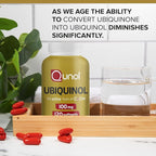 Qunol 100mg Ubiquinol, Powerful Antioxidant for Heart & Vascular Health, Essential for Energy Production, Natural Supplement Active Form of Coq10, 120 Count