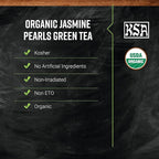 Frontier Co-op Organic Jasmine Pearls Green Tea, 16 Oz, Bulk Bag