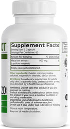 Bronson Maca Root Lepidium Meyenii Non-GMO, 120 Vegetarian Capsules