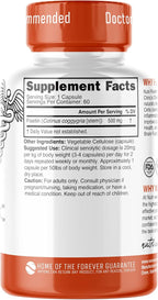 Nutri Fisetin 500mg 60 Count - Clinical Dosage - Fisetin Supplements - Powerful Senolytic Activator, Antioxidant, Heart & Brain Support - Natural Polyphenols - Capsules - 3rd Party Tested for Purity