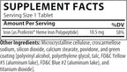 Proferrin ES- 10.5mg of high Absorbing Heme Iron Polypeptide. Made in The USA. 30 Tablets. Easy on The Gut. Not affected by Coffee, Calcium, or PPI's.