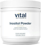 Vital Nutrients Inositol Powder - Myo Inositol Supplement for Women and Men - Supports Energy, Nervous System, Metabolism & Ovarian Function* - Vegan, Gluten, Dairy, Soy Free - 56 Servings