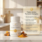 Curcumin Turmeric 360 mg per Serving, 120 Capsules with Black Pepper & Phytosome Extract | Joint & Cellular Support