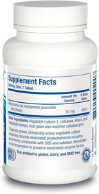 Biotics Research Mn Zyme, Manganese, Trace Mineral, Antioxidant, Metabolism Support, Healthy Cholesterol, Bone and Cartilage Development. 100 Tablets