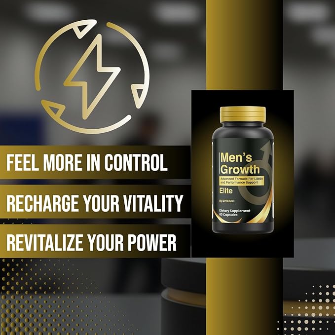 (2 Pack) Mens Growth Capsules, Official MensGrowth Supplement with Premium Ingredients for Maximum Strength & Overall Wellness, All Natural Advanced Formula Support Pills for Reviews (120 Capsules)