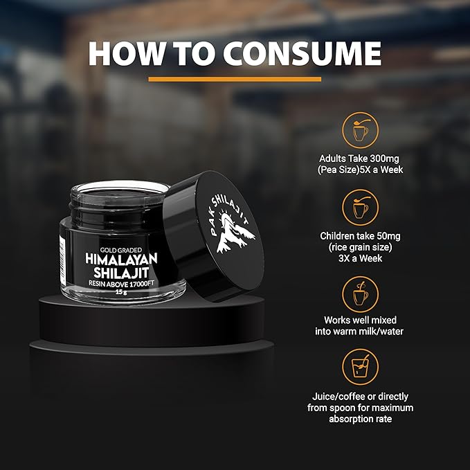Pakshilajit® Pure Himalayan Shilajit Resin 45 Days Sun Dried & Gold Graded Shilajit Above 18000FT | Purified & Organic, 85 Plus Natural Minerals, Rich in Fulvic & Humic Acid for Men & Womens (15Gram)
